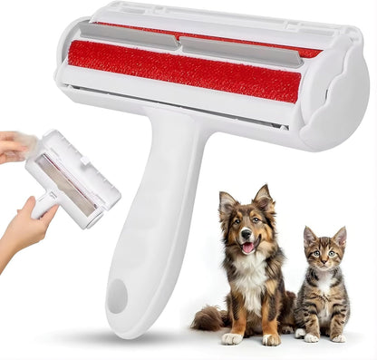 Premium Reusable Pet Hair Removal Roller – Effectively Eliminates Dog and Cat Fur from Sofas, Carpets, Beds, and Car Seats – Adhesive-Free Design
